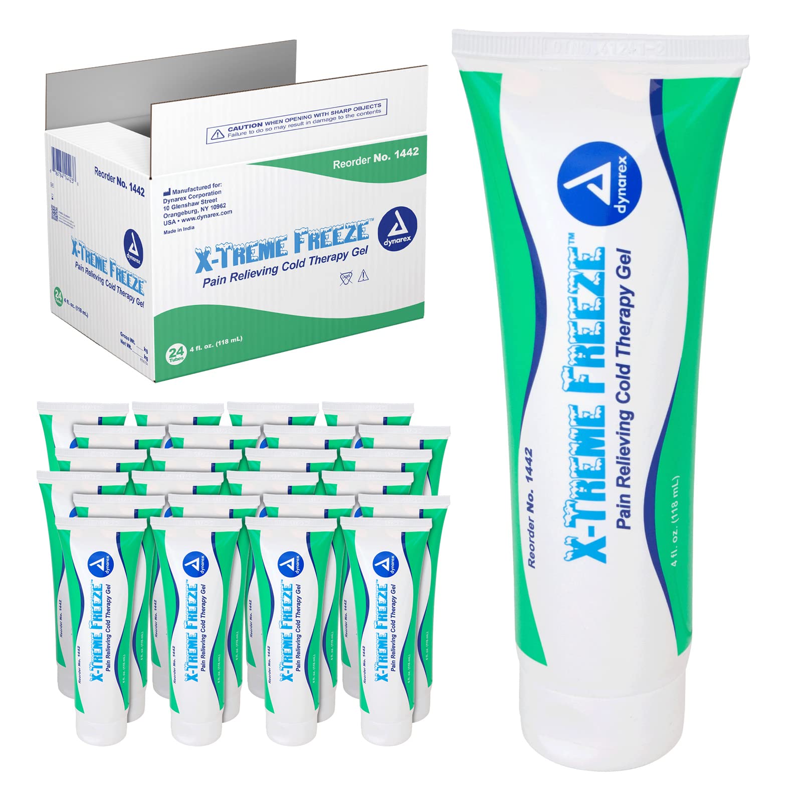 Amazon.com : Dynarex X-Treme Freeze Cold Therapy Gel, Apply